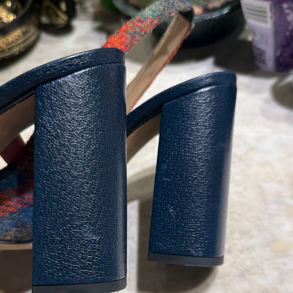 Frances Valentine Tartan Slingback Heels - Picture 6 of 8